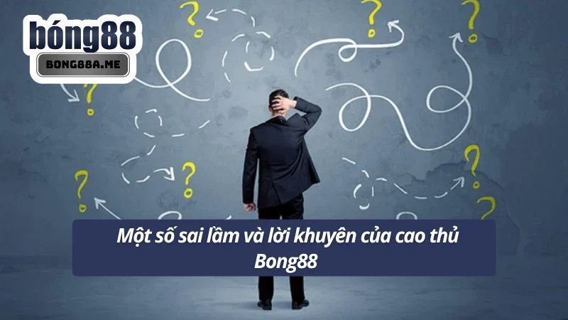 Ghi nhớ những sai lầm và lời khuyên khi cá cược thể thao online 
